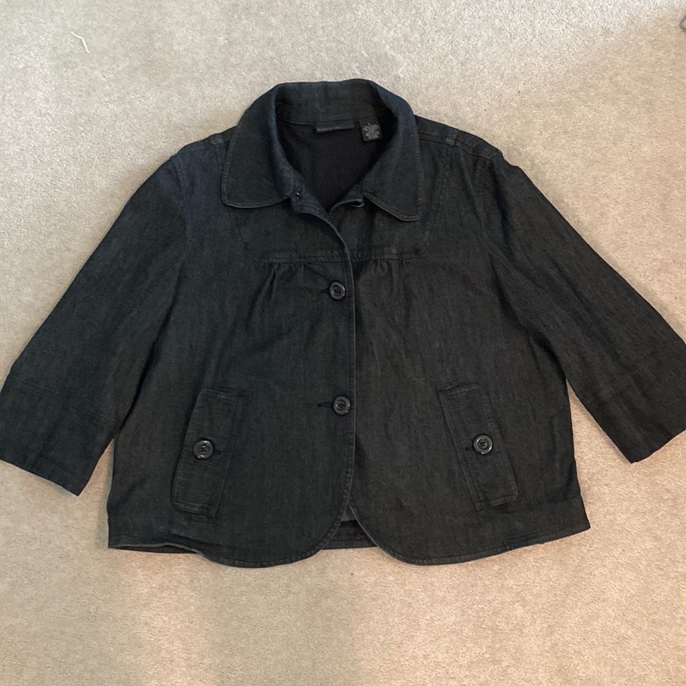 Distressed Black Jacket